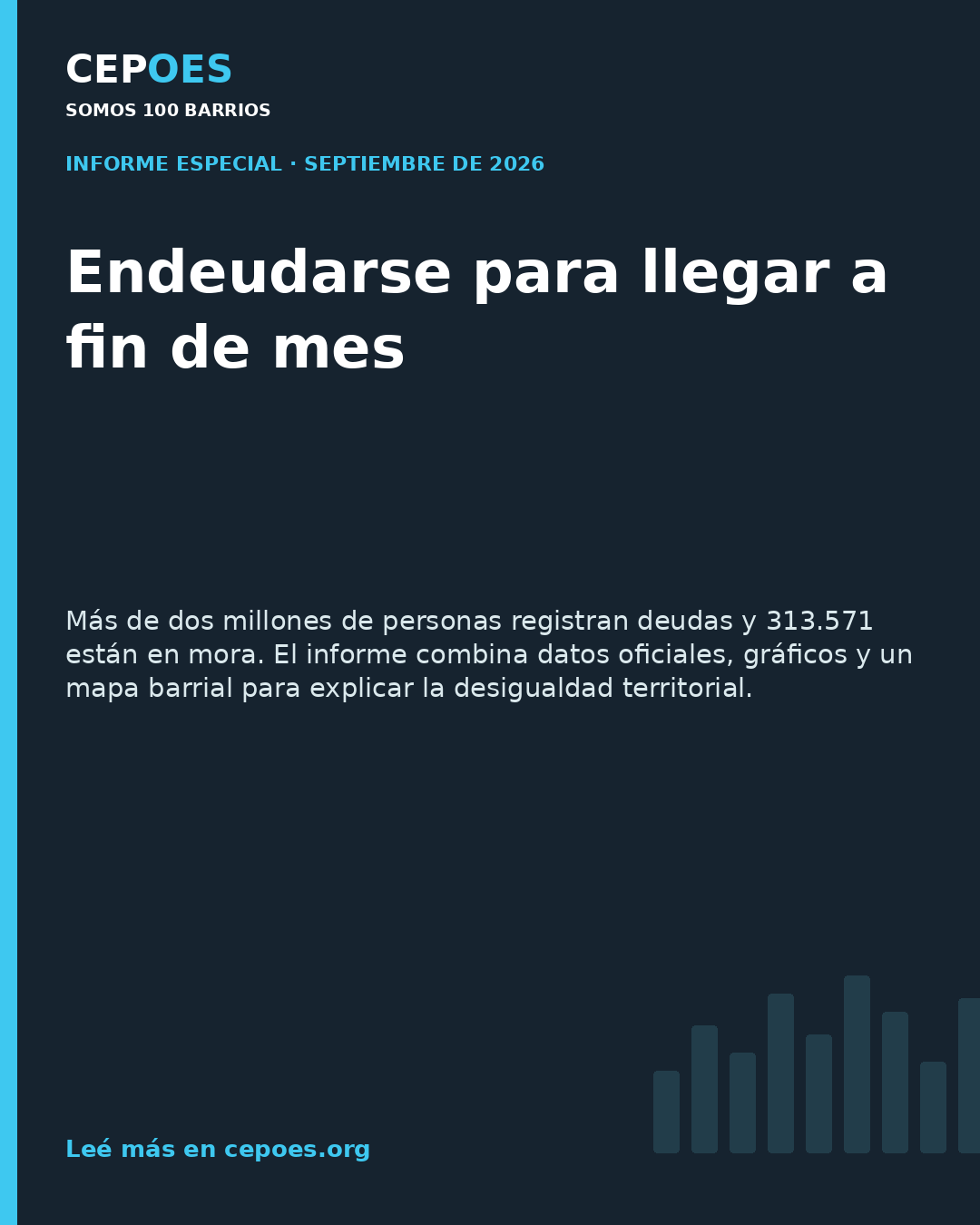 Endeudarse para llegar a fin de mes