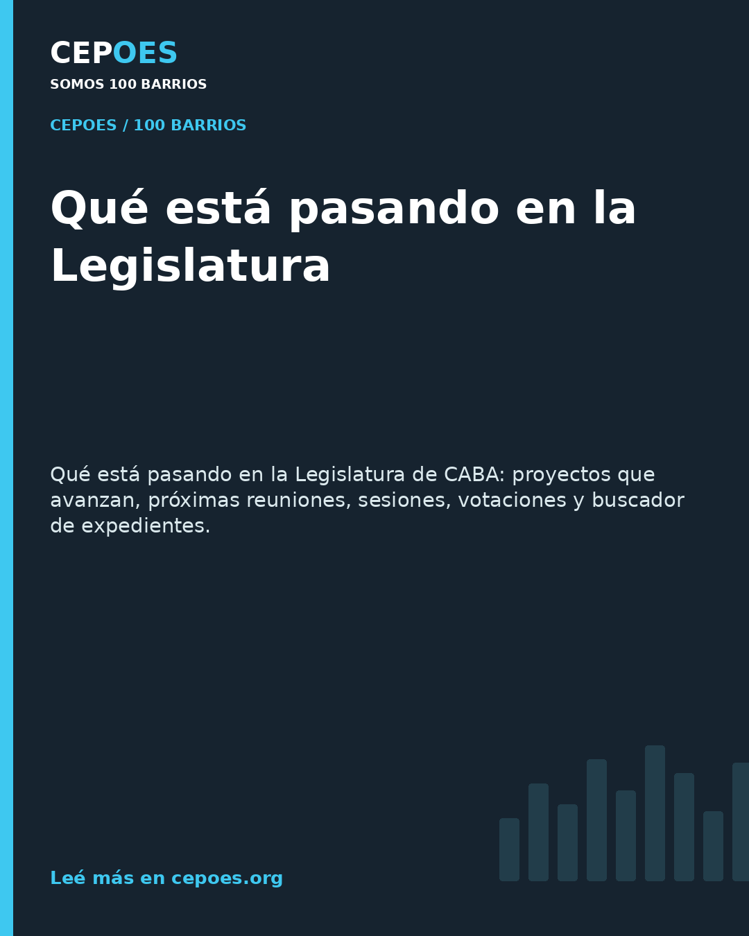 Qué está pasando en la Legislatura