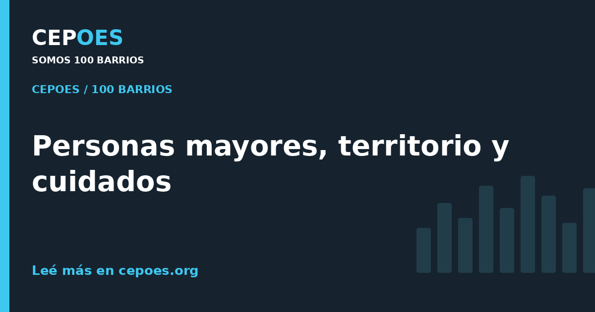 Personas mayores, territorio y cuidados