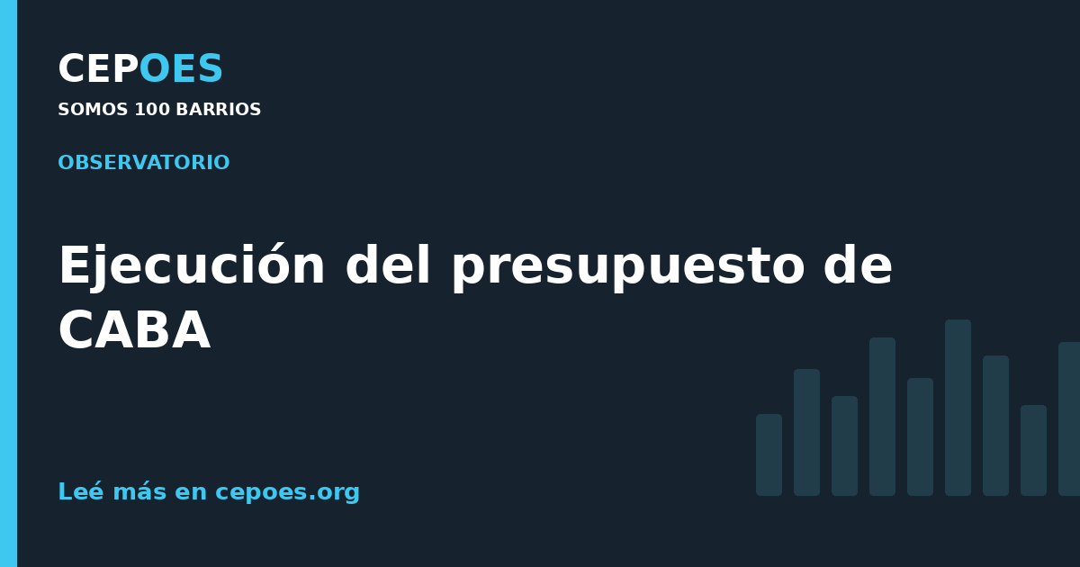 Ejecución del presupuesto de CABA