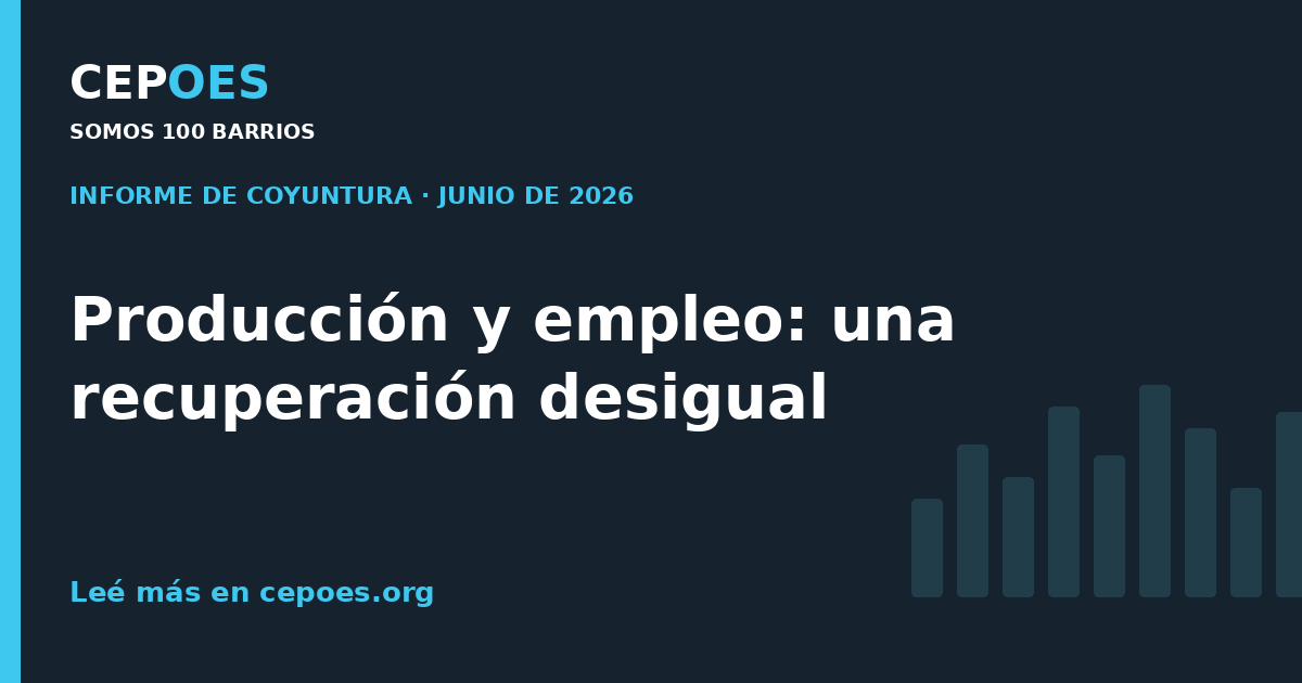 Producción y empleo: una recuperación desigual